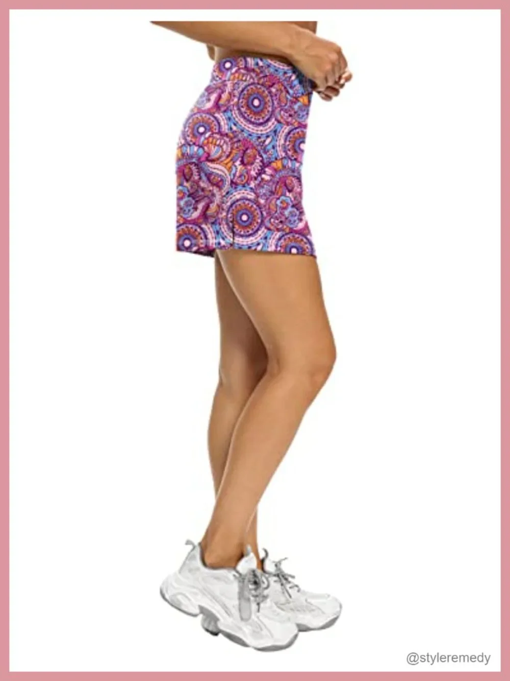 Nylon Spandex Tennis Skort for Women with Pockets Athletic Running Mini